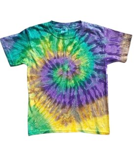 Tie Dye Mardi Gras Tee - Fleurty Girl