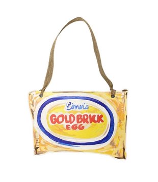 Gold Brick Egg Door Hanger