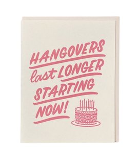 Hangovers Card