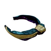 Tri Color Shimmer Knot Headband