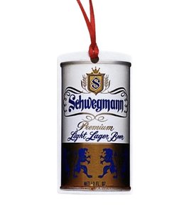 Vintage Beer Can Ornament, Schwegmann