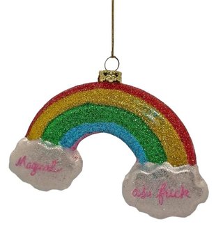 Magical AF Rainbow Ornament