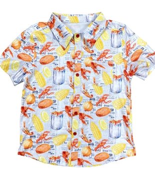 Crawfish Boil Button Down