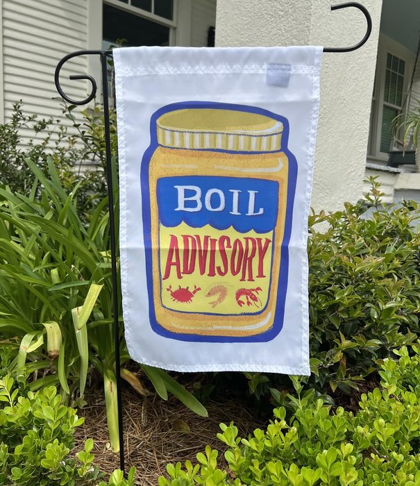 Boil Advisory Garden Flag