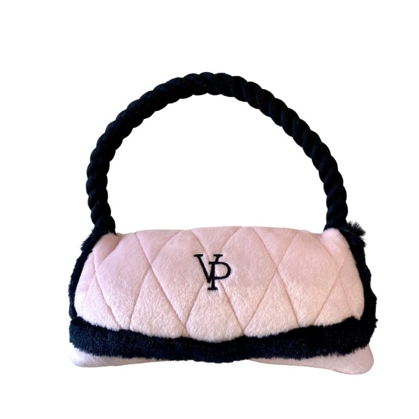 VP Plush Purse Dog Toy Fleurty Girl