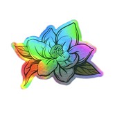 Holographic Magnolia Sticker