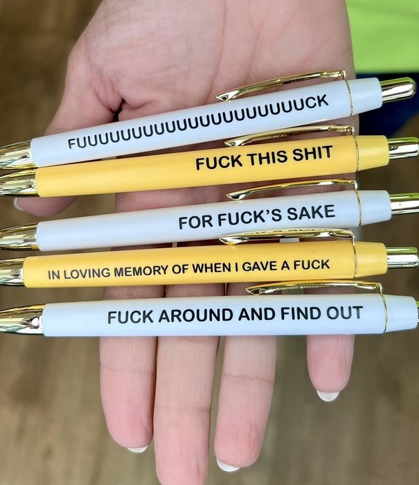 Fresh Out Of Fucks Pen Set