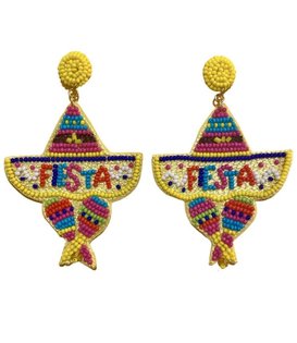 Fiesta beaded Earrings