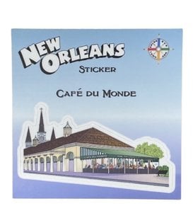 New Orleans Sticker, Cafe du Monde