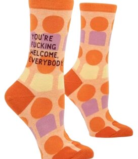 You're Fucking Welcome Socks