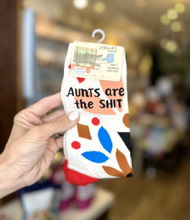 Blue Q Aunts Are the Shit Socks