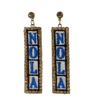 NOLA Tile Dangle Earrings