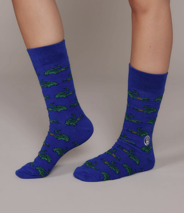 Bonfolk Gator Socks, Blue