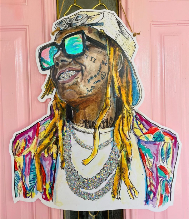 504 Funk Lil Wayne Door Hanger