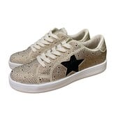 Black Star Gold Shoes