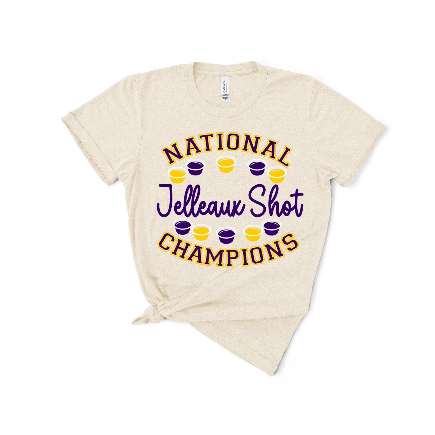 National Jelleaux Shot Champions Tee - Fleurty Girl