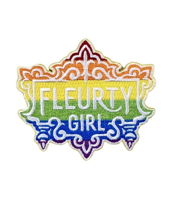 Fleurty Pride Logo Iron on Patch