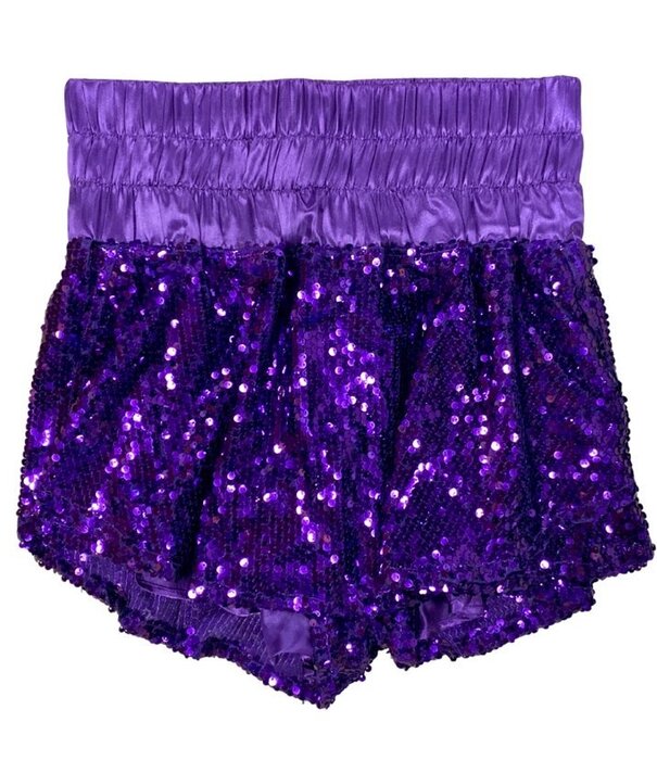 Sequin Skort, Purple