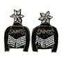 Saints Jacket with Bling Earrings