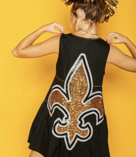 Saints Knit Sequin Sweater - Fleurty Girl