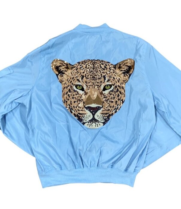 Jaguar Sequin Bomber Jacket