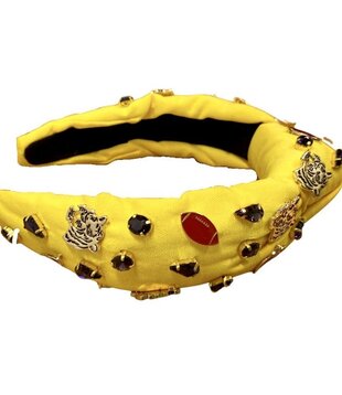 Tiger Gem Headband, Yellow