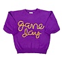 Game Day Tinsel Sweater, Purple & Gold