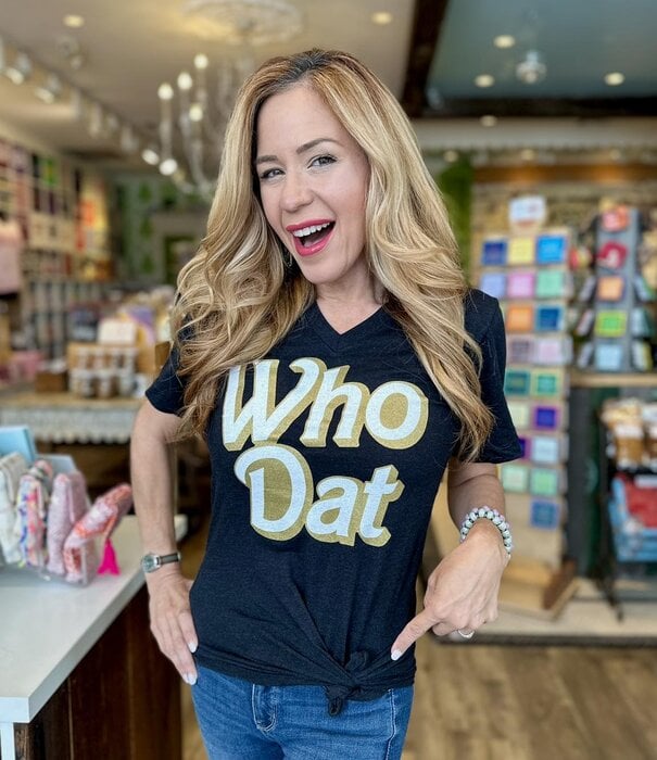 Who Dat Doll Font Tee