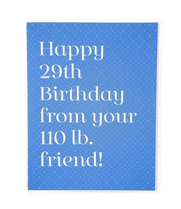 110lb Friend Card