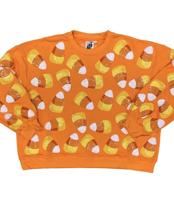 Queen of Sparkles Candy Corn Sweatshirt