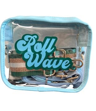 Roll Wave Clear Purse
