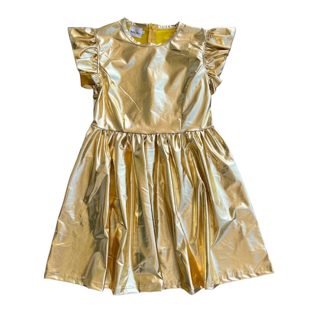 Buy Toy Balloon Kids Girls Yellow Solid Fit And Flare Dress - Dresses for  Girls 7214717 | Myntra