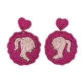 Barbie Beaded Earrings