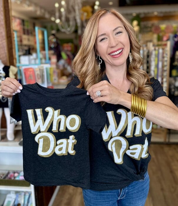 Who Dat Doll Font Tee