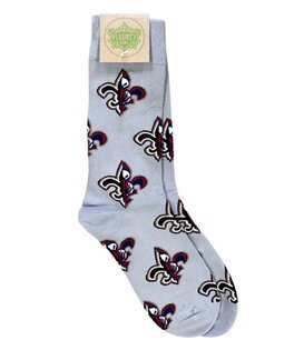 Saints Pelican Fleur de Lis Socks