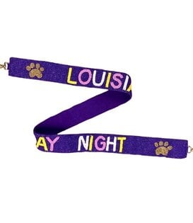 Louisiana Saturday Night Beaded Purse Strap