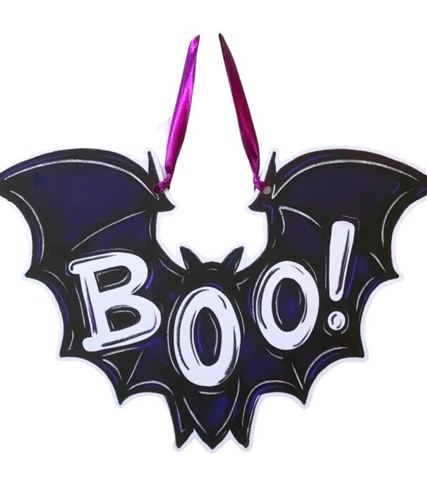 Home Malone Boo Bat Door Hanger