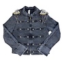 Bedazzled Military Jacket, Black