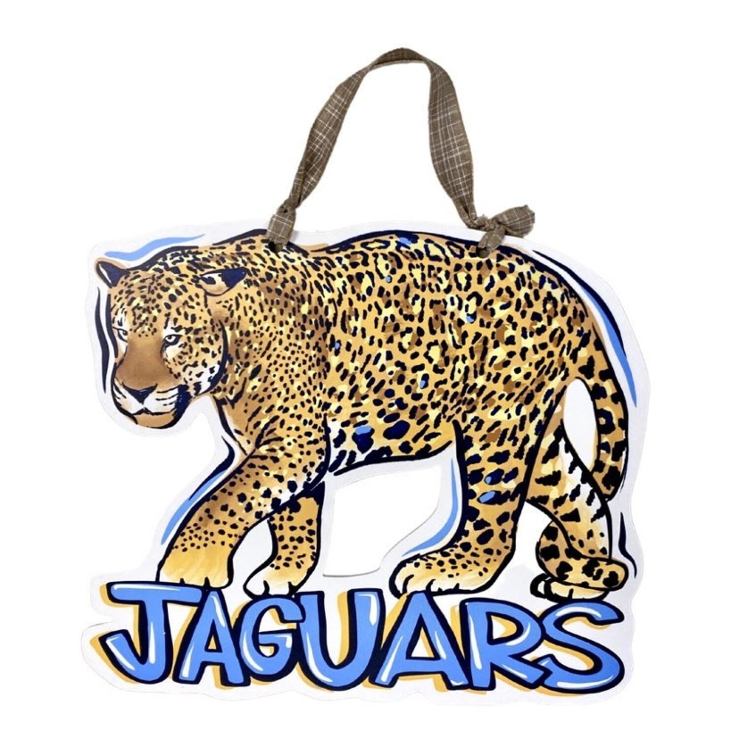 Jaguars Glitter Jag Head Top