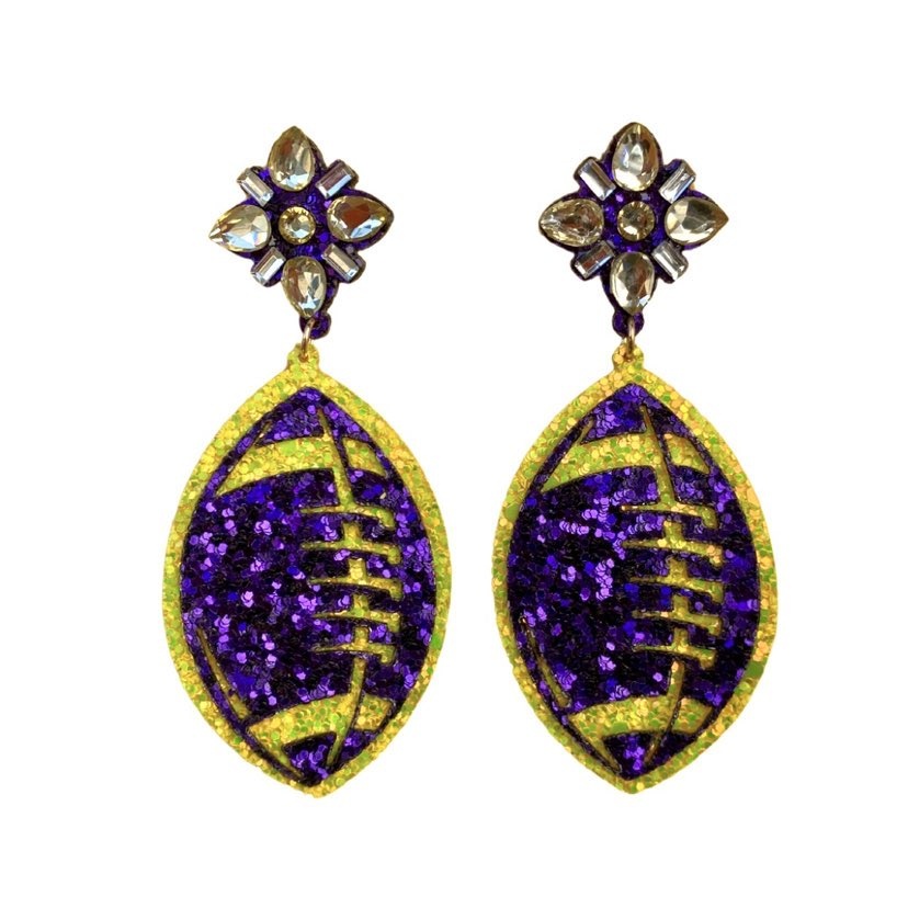 MINNESOTA VIKINGS LOGO Earrings 