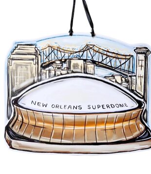 Superdome Skyline Door Hanger