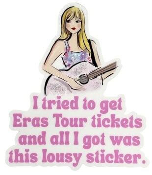 Eras Tour Ticket Lousy Sticker