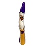 Purple & Gold Cypress Knee Santa, #2052