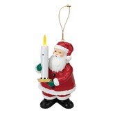 Goodnight Lights Santa Ornament