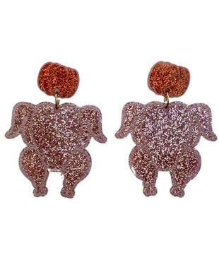 Glitter Turkey Acrylic Earring