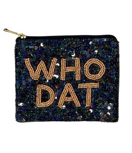Who Dat Sequin Pouch