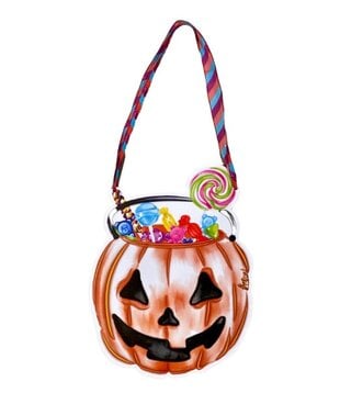 Candy Jack-O-Lantern Door Hanger