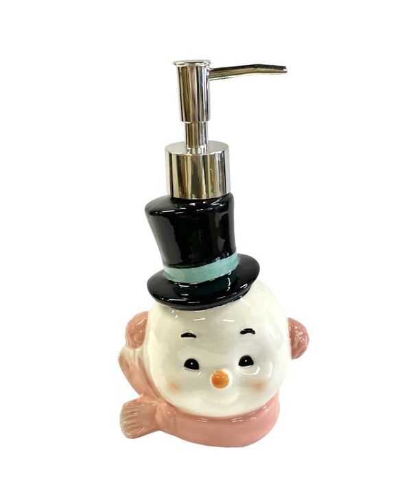 Snowman Soap Dispenser