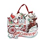 Rudolph Chewing Candy Cart Door Hanger