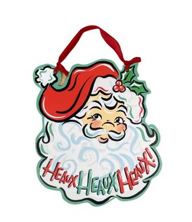 Heaux Heaux Heaux Santa Door Hanger